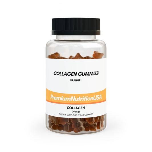 Premium Collagen Gummies - 60 Count for Skin Hydration and Beauty Support
