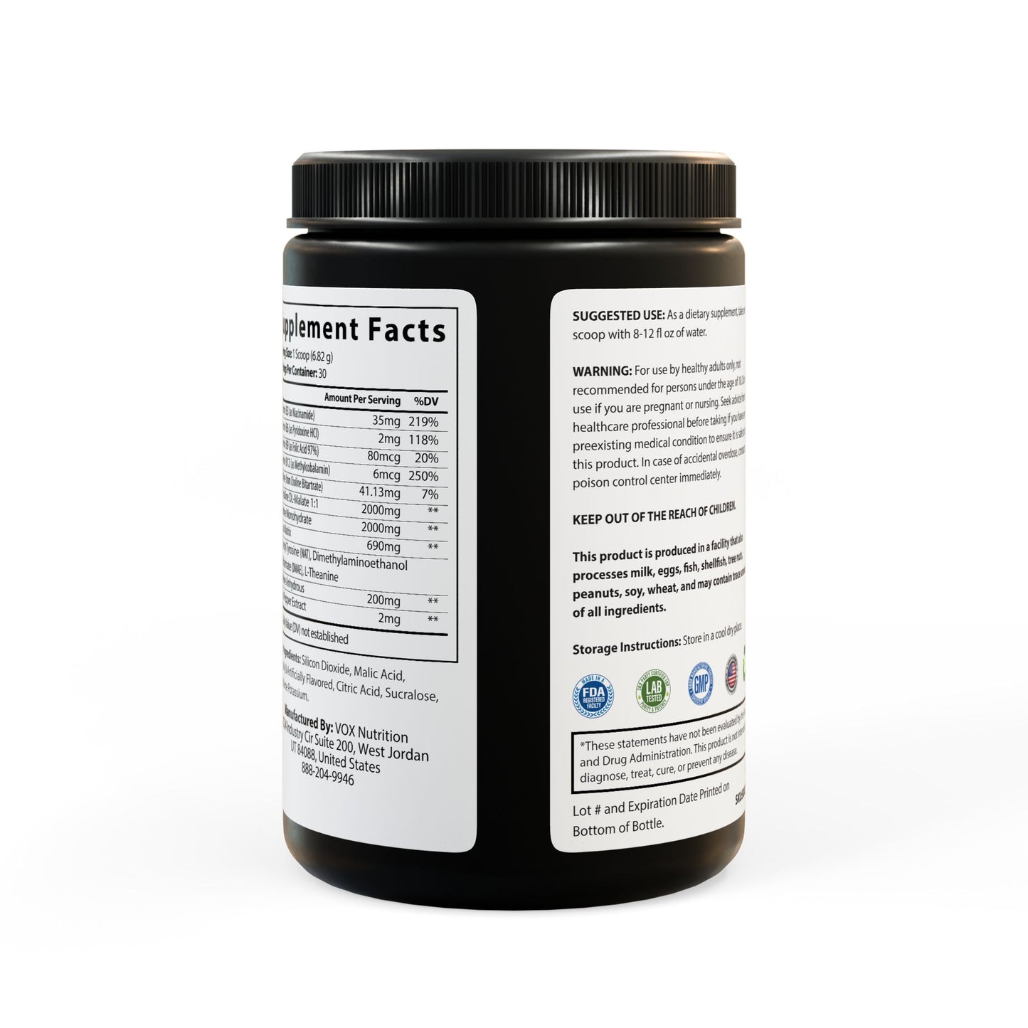 Premium Pre-Workout Supplement - Fruit Punch Flavor (204g, 7.1oz) for Enhanced Exercise Performance