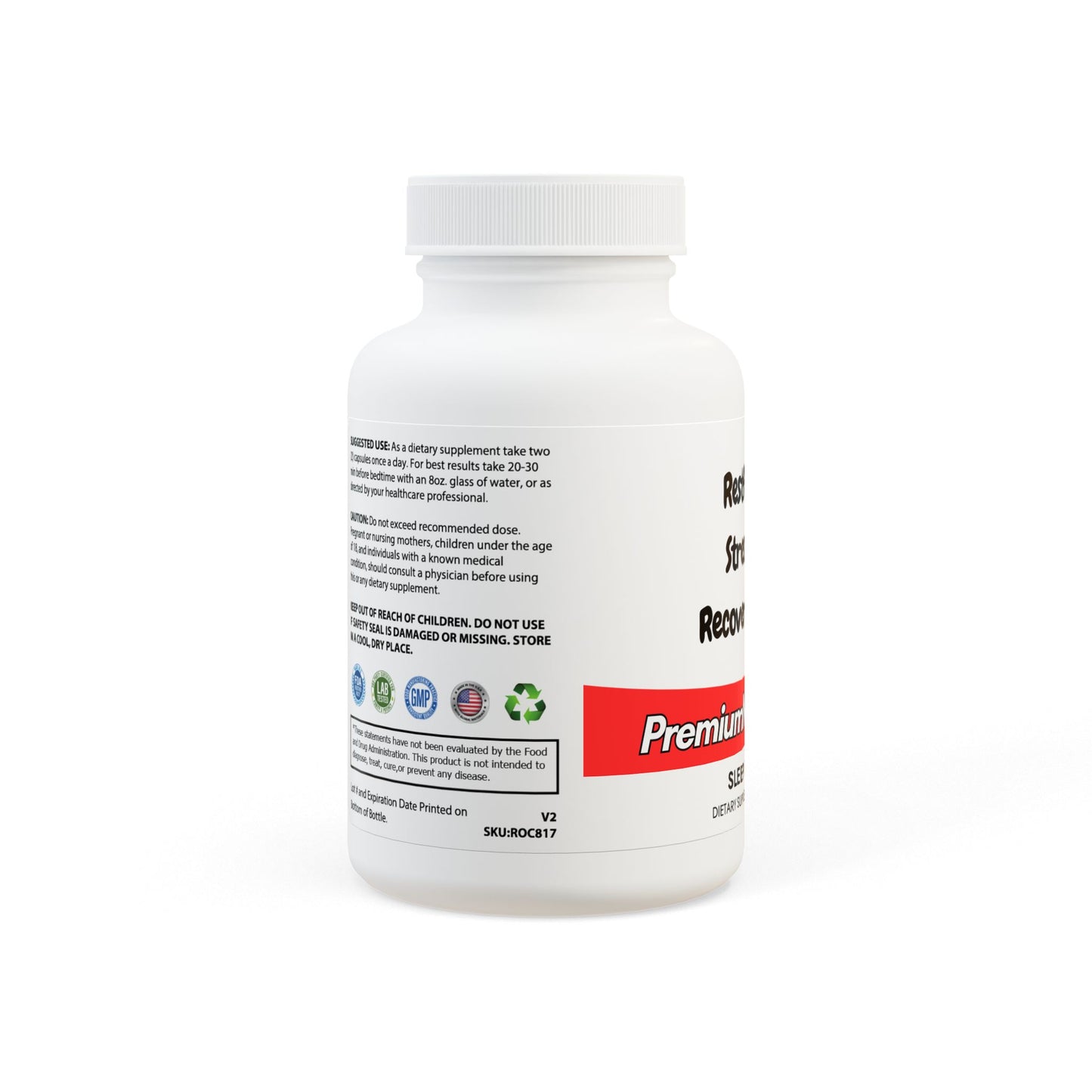 Advanced Sleep Support Supplement - 60 Capsules for Optimal Rest and Recover