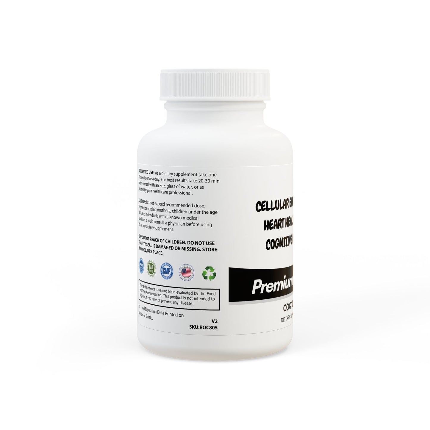 CoQ10 (Ubiquinone) Supplement - 30 Capsules for Antioxidant Support