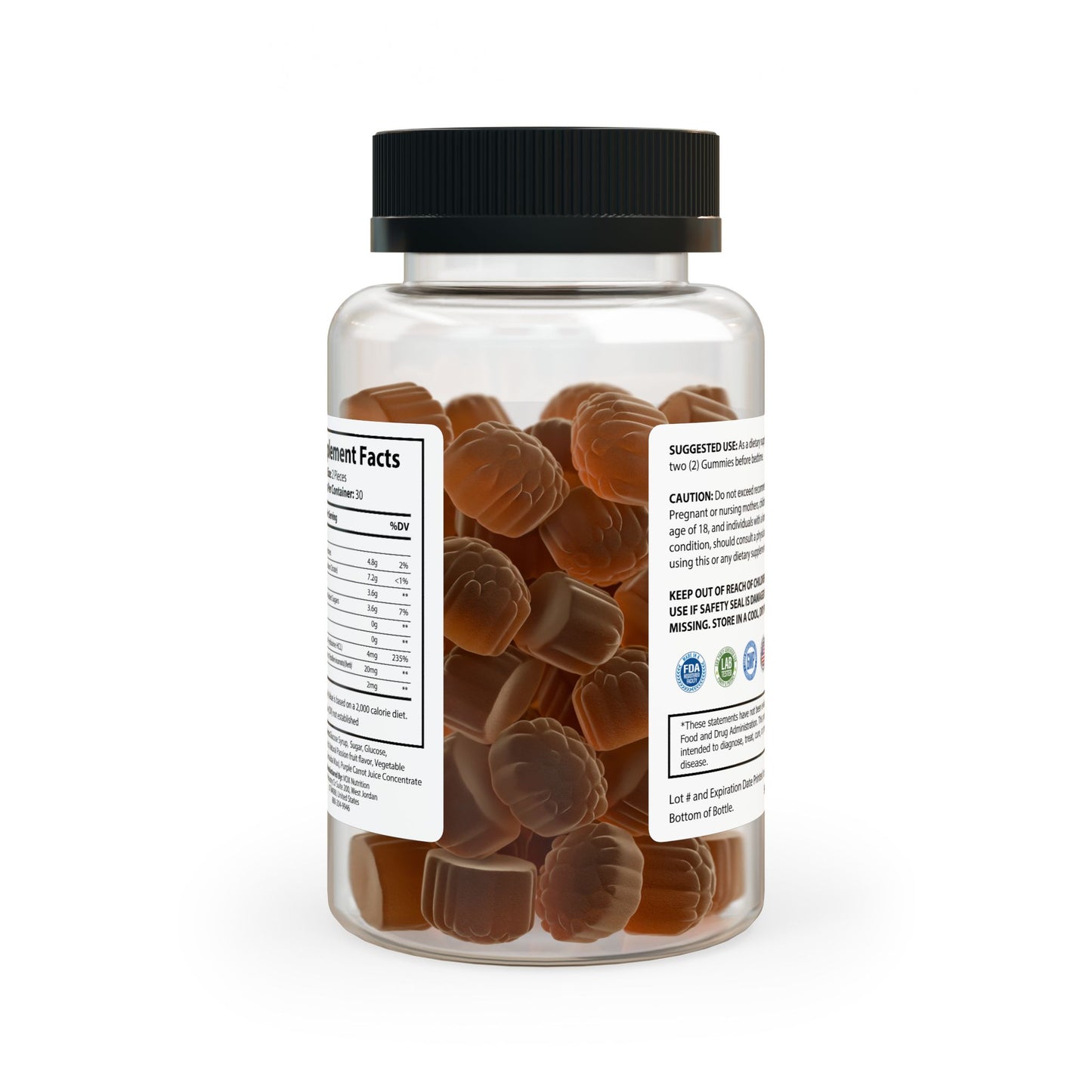 Sleep Well Gummies - 60 Count for Enhanced Sleep Quality and Circadian Rhythm Support